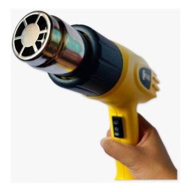 Imagem de Soprador Térmico Profissional 2000w 350º A 550 Charbs - Amarelo - 110V
