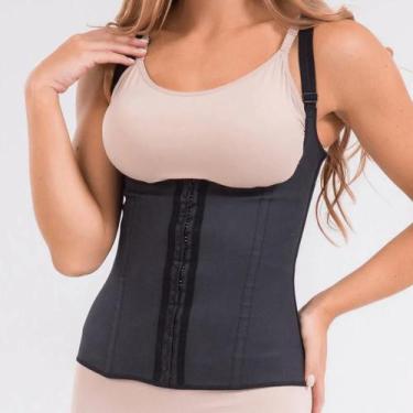Imagem de Corselet Esbelt Cotton Body Shaper 431, Preto, 455, 2EG