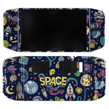 Imagem de Stickers Cover Case Full Protective Skin Decal for Legion GO Gaming Protector Accessories (Space)