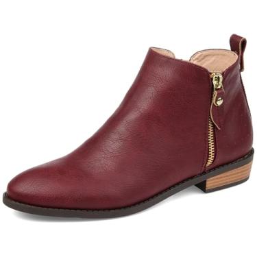 Imagem de Bota feminina Journee Collection Ellis, Vinho, 10