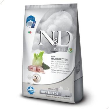 Imagem de Ração N&D White Merluza, Spirulina e Erva Doce para Cães Adultos de Ra