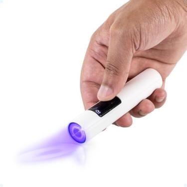 Imagem de Lanterna Forte Led Luz Negra Recarregável Ultravioleta UV - Hxt, Branc