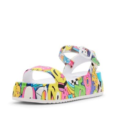Imagem de Steve Madden Girls Shoes Sandália Jbunnie Wedge, Grafite, 16