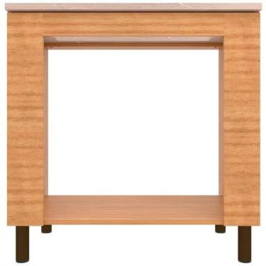 Imagem de Balcão Bartira Cristal Mdp 15mm Para Cooktop E Forno Lâmina Mel