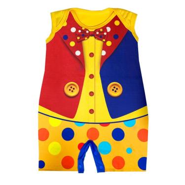 Imagem de Fantasia Palhacinho Baby Masculino Tamanho Gg