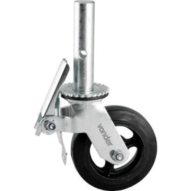 Imagem de Rodizio Giratorio 6'' Borracha Para Andaime Vonder