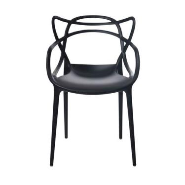 Imagem de Cadeira Allegra em Polipropileno cor Preto - 44936 - Sun House