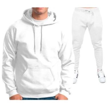 Imagem de Conjunto moletom - KESDEY SHOES, Branco, Branco, M