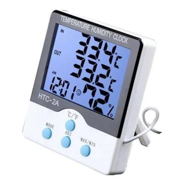 Imagem de Termômetro De Máxima E Mínima Digital Com Higrômetro Htc-2A - Jiaxi