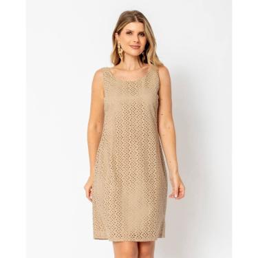 Imagem de Vestido de laise tubinho bege