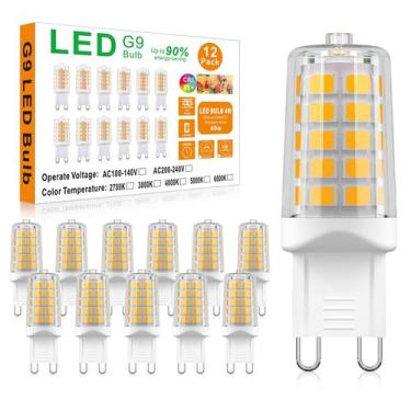 Imagem de Lâmpada LED BAOMING G9 4W 3000K 450LM, não regulável, 120 V (pacote co