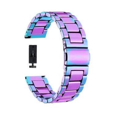 Imagem de Pulseira De Metal Em Aço Inoxidável De 22mm 20mm Para Samsung Galaxy W