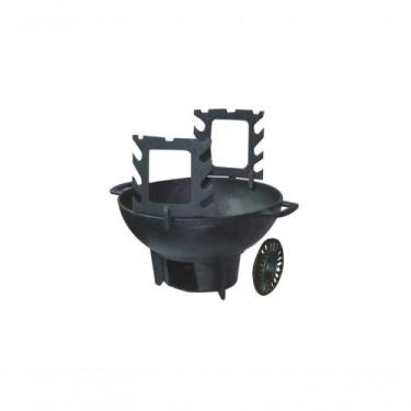 Imagem de Fogareiro/churrasqueira Gengiskan Completo Diametro 31cm - RIG FUNDIDO