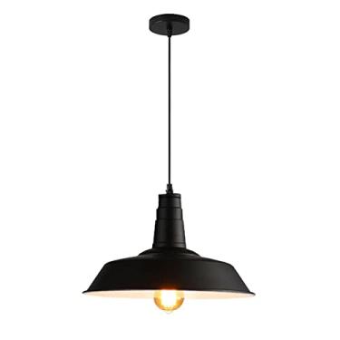 Imagem de CHENKUI Lustres de metal industrial Macaron Abajur decoração dinamarquesa luminária pendente luminárias base E27/E26, lustre de teto criativo de cabeceira para sala de jantar, quarto, corredor, quarto