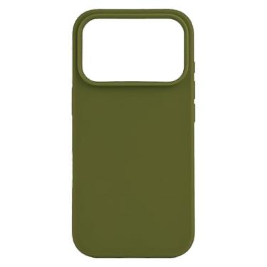 Imagem de Danbey Capa para celular compatível com Google Pixel, capa fosca à prova de choque fina (verde-oliva - magnético, Pixel 9 Pro XL)