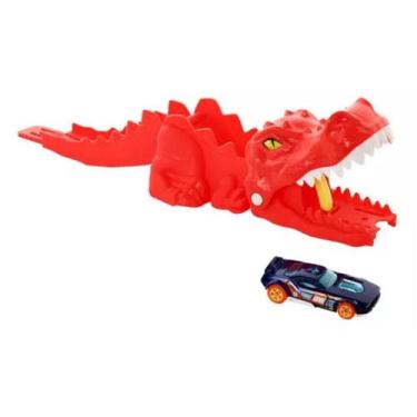 Imagem de Hot wheels city lançador dino launcher - mattel gvf42/gvf41