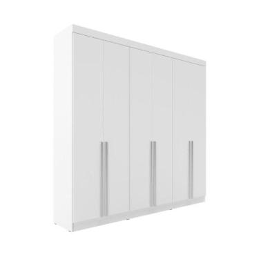 Imagem de Guarda-Roupa Lazzaro Casal Grande 6 Portas 4 Gavetas Quarto - Provínci