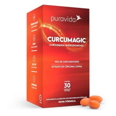 Imagem de Curcumagic 30 Cápsulas 130mg Curcumin Puravida-Unissex