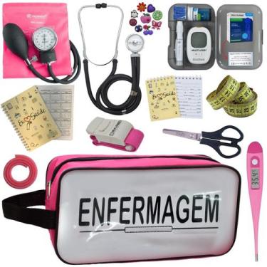 Imagem de Kit Enfermagem Completo Top + Medidor Glicose  - PREMIUM, P.A. Med, IN