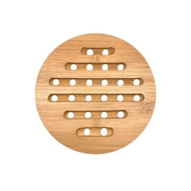 Imagem de Descanso de Panela Redondo de Bambu P - Mimo Style, P