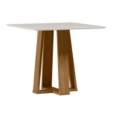 Imagem de Mesa Rubi 90X90 Ype/Off White - New Ceval