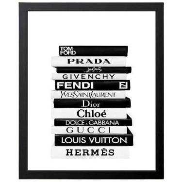 Imagem de Quadro Livros Da Moda Fashion