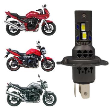 Imagem de Lâmpada UltraLed PK20 Nano Headlight Farol Alto e Baixo Moto Suzuki H4