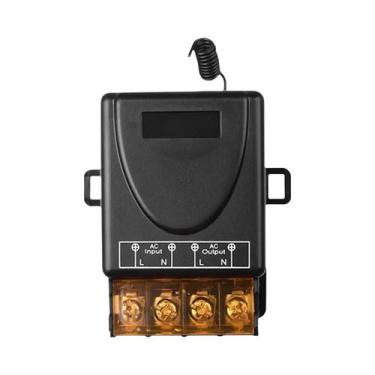 Imagem de Interruptor De Controle Remoto Sem Fio RF433Mhz Com Receptor E Transmi