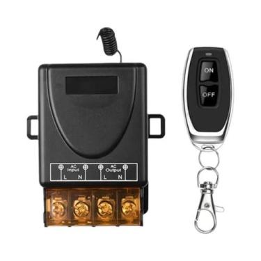 Imagem de Interruptor De Controle Remoto Sem Fio RF433Mhz Com Receptor E Transmi