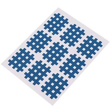 Imagem de 10 peças/saco fita espiral de cinesiologia cruzada,Fitas para articulações doloridas, adesivos para alívio da dor, fitas transversais para músculos tensos, fita muscular esportiva(dark blue)