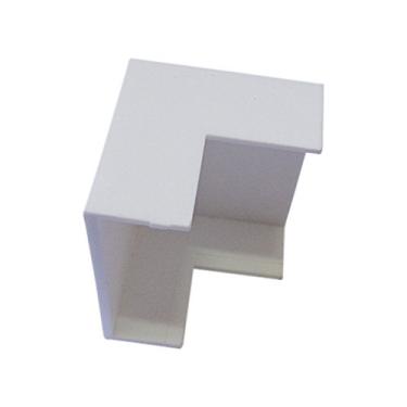 Imagem de 10 Pçs Cotovelo Externo Acabamento P/Calha 10x20 Branco