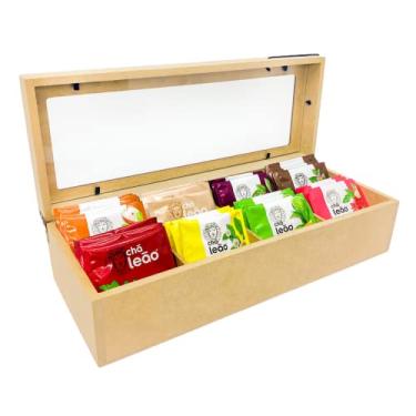 Imagem de Caixa Organizadora para Chá com Vidro