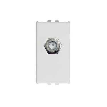 Imagem de Tomada P/ Antena De TV Passante Branco Ilus Cod. 5TG9 9003 – Soprano