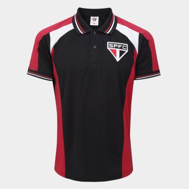 Imagem de Camisa Polo São Paulo Pippes Masculina-Masculino