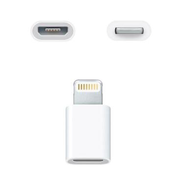 Imagem de Adaptador de Carregador V8 Android para iPhone Lightning - Micro USB V