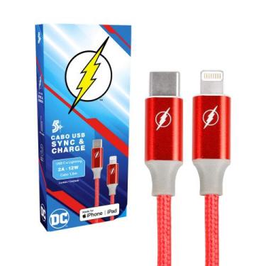 Imagem de Cabo Rápido Turbo para carregador 1,5m USB-C Lightning MFI - 5+