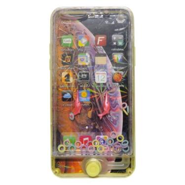 Imagem de Brinquedo Aquaplay Infantil De Plástico Celular Aqua jogo das argola mini game (AMARELO)