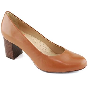 Imagem de Marc Joseph New York Sapato feminino de couro Made in Brazil Midtown, Cognac Napa, 39