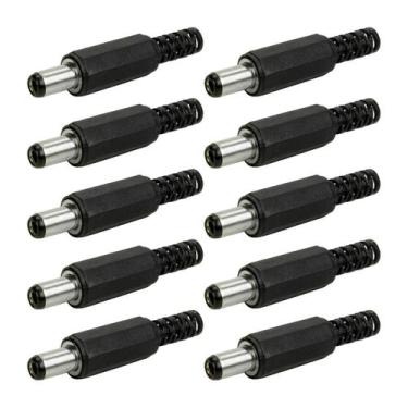 Imagem de 10x Conector Plug P4 Macho 2.5 / 5x5mm - GREEN