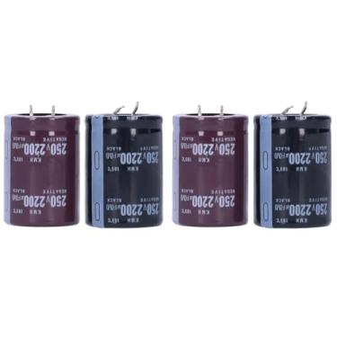 Imagem de 4Pcs Capacitor Eletrolítico Forma Cilíndrica de Alumínio 250V 2200μF 105℃ 35 X 50mm