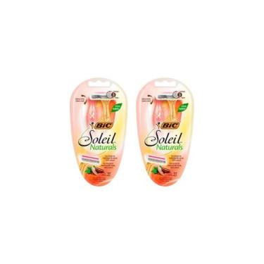 Imagem de Aparelho De Barbear Bic Soleil Naturals Vd/Am C/2- 2Un