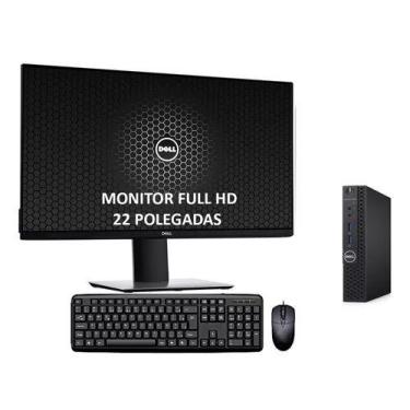 Imagem de Cpu Dell Optiplex 3040 Mini I5 6ger 16gb Ssd 240gb + Monitor Dell 22