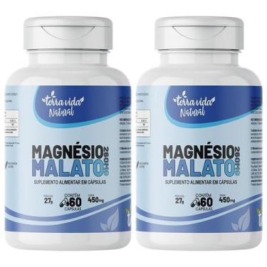 Imagem de Kit 2 Magnésio Malato - Terra Vida Natural