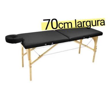 Imagem de Maca Legno Largura 70cm Portátil, Reforçada, Capacidade 300Kg - Altura