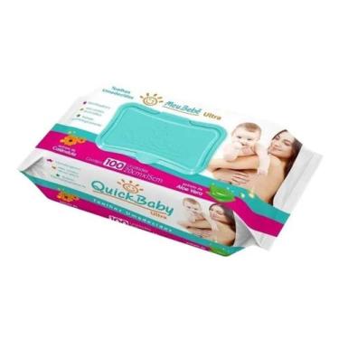 Imagem de Meu Bebê Uktra Toalhinhas Umidecidas sem Álcool Etílico  100 unidades 