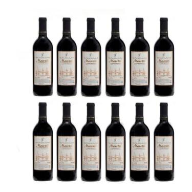 Imagem de Kit 12 Garrafas Vinho Tinto Seco Bordô Vinícola Masotti