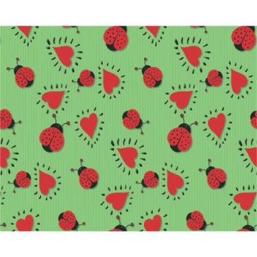 Imagem de Papel Presente Bobina Couche 60CM MOD.251 Joaninha BO-100MTS - VP