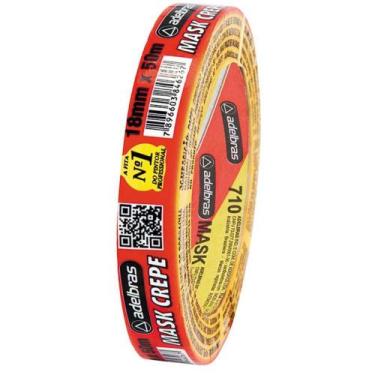 Imagem de Fita Crepe 710 MASK Crepe 18MM X 50M - Adelbras