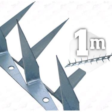 Imagem de 1m Lança Dupla para muro espeto cortante 2mm - 1 metro - JJ