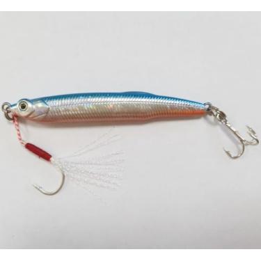 Imagem de SEASKY 6 cm Isca de pesca offshore de alta velocidade para pesca marítima de água salgada isca de lápis de afundamento de água salgada, tampões de pesca para salmão, peixe-vermelho, truta, robalo,